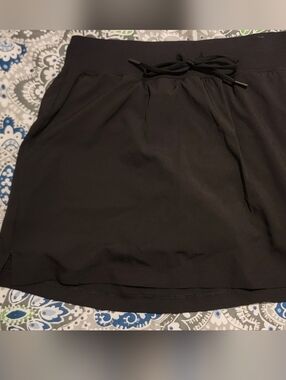 Velocity Black Athletic Skort with Drawstring M